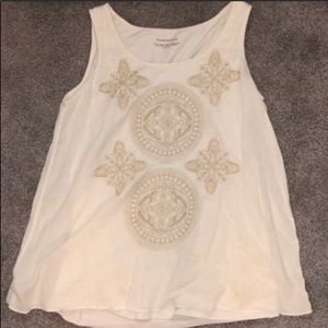 Charter Club White Tank Top Size M